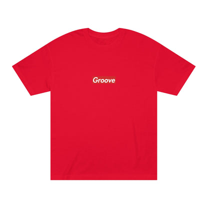 Groove Box Logo Unisex Red Tee SS25 - Groove Montreal